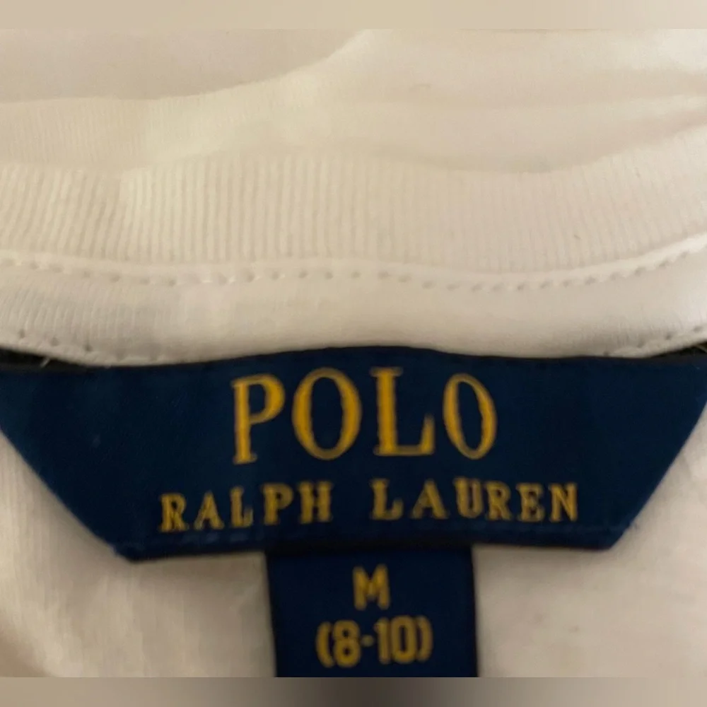 3 Polo Ralph Lauren Girls T-shirt Tops Polo Bear - (Size M 8/10) - Picture 7 of 12